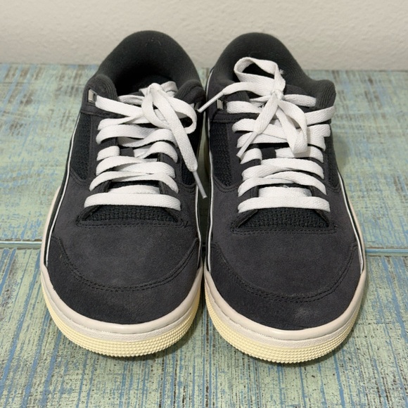 Jordan Flight Court-Anthracite Sail Varsity Red/White Men's Sz 8 HF3255-002 - Picture 2 of 8